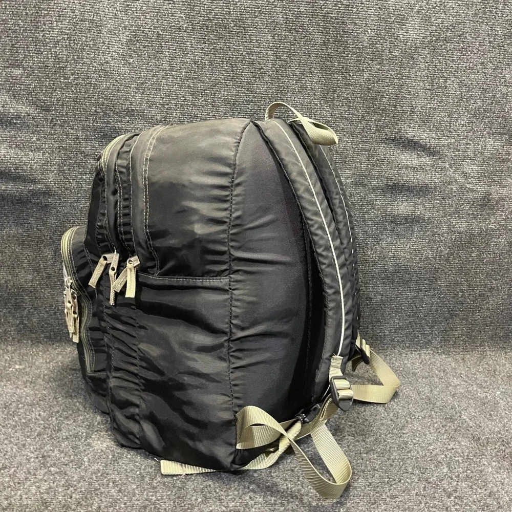 L.L. Bean 0YP70 Quad Pack Backpack Black Reflective Large Model 296963 Daypack